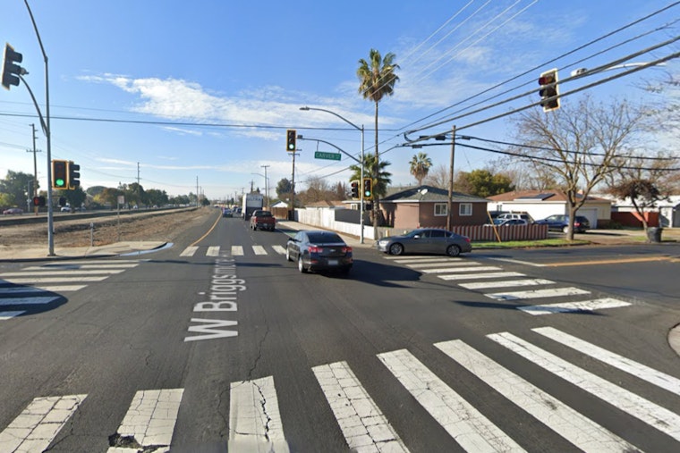 Pedestrian Fatally Struck by Vehicle on Briggsmore Avenue in Modesto on Saturday as Police Investigation Begins