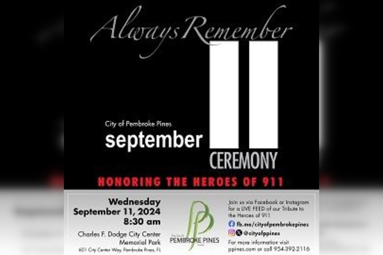 Pembroke Pines to Honor 9/11 Victims with Commemorative Ceremony on 23rd Anniversary