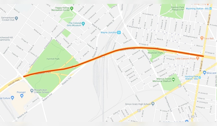 Philadelphia's Roosevelt Expressway to Undergo Nightly Repairs, Expect Lane Closures and Delays