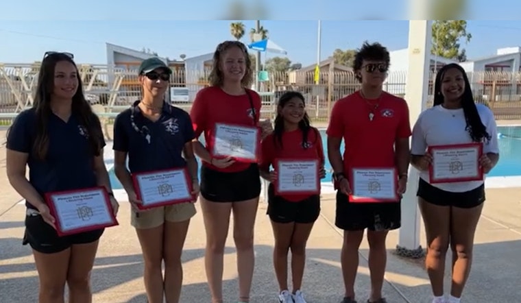 Phoenix Lifeguards Honored with Life Saving Awards for Rescue of Young Child at Cortez Pool