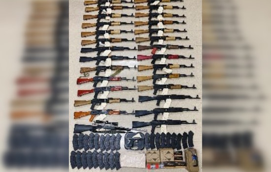 Phoenix Man Arrested in California with 29 Illegal Firearms, Including Assault Rifles