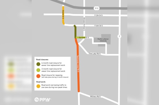 UPDATE: Pierce County Announces Upcoming Spanaway Loop Road Closures for Infrastructure Updates Delayed to Mid-August
