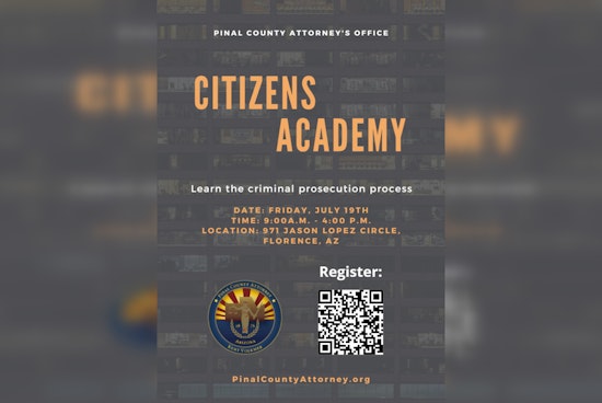Pinal County Attorney's Office to Host Citizens Academy for Public Insight into Criminal Justice System