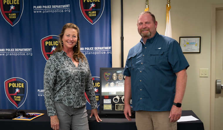 Plano Police Department Celebrates Retirement of Officer Bart Bruton After 28 Years of Service