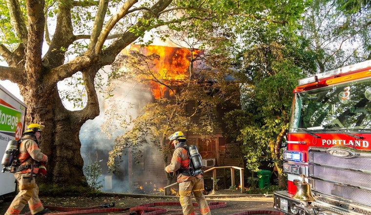 Portland Firefighters Contain Two-Alarm Blaze in Sylvan-Highland Neighborhood, No Injuries Reported
