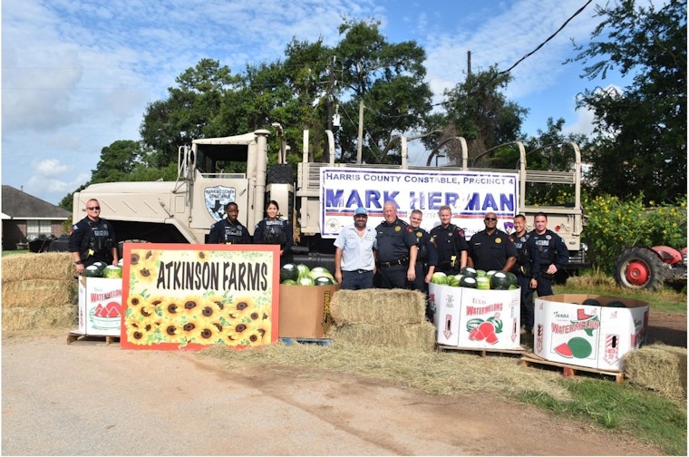 Precinct 4 Constable Mark Herman Hosts Free Watermelon Giveaway to Beat the Summer Heat in Local Community Event