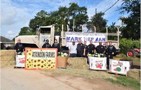 Precinct 4 Constable Mark Herman Hosts Free Watermelon Giveaway to Beat the Summer Heat in Local Community Event