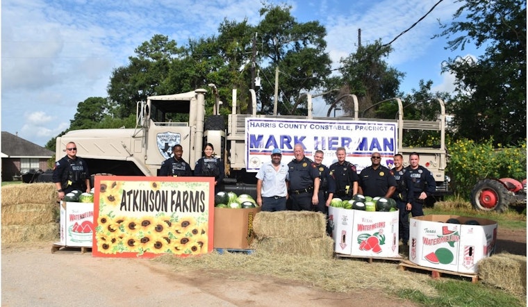 Precinct 4 Constable Mark Herman Hosts Free Watermelon Giveaway to Beat the Summer Heat in Local Community Event