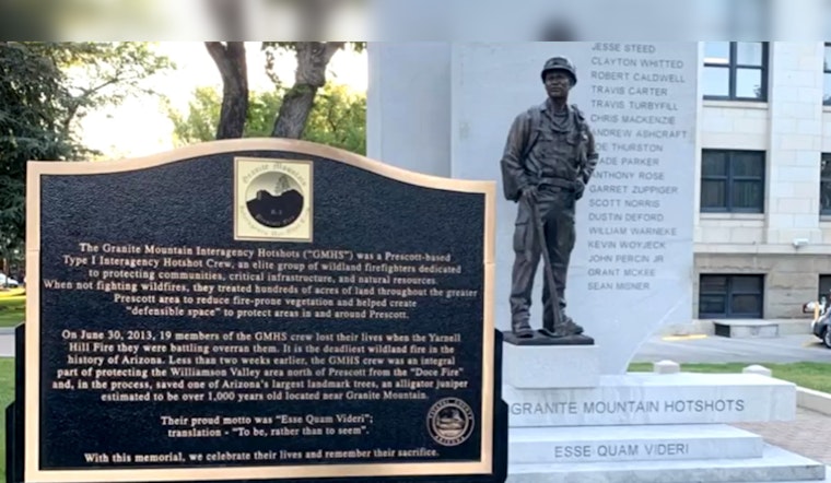Prescott, Arizona Dedicates New Memorial Honoring 19 Fallen Granite Mountain Hotshots