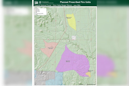 Prescott National Forest to Conduct Prescribed Burns from July 6-20 to Mitigate Wildfire Risks in Chino Valley Area