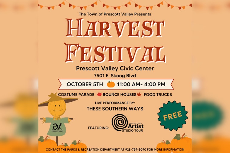 Prescott Valley Gears Up for Family-Friendly Harvest Festival at Civic Center on October 5