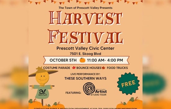 Prescott Valley Gears Up for Family-Friendly Harvest Festival at Civic Center on October 5