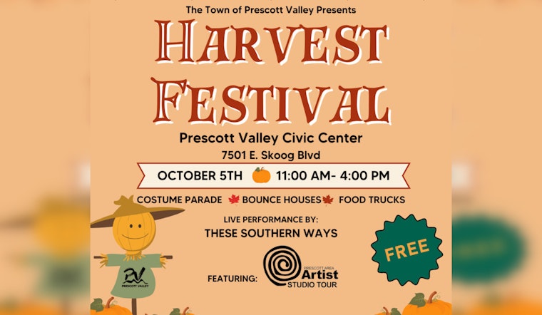 Prescott Valley Gears Up for Family-Friendly Harvest Festival at Civic Center on October 5