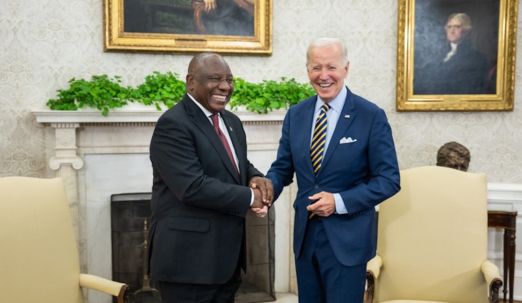 President Biden Lauds South Africa's Democratic Milestones, Commends President Ramaphosa's Re-Election