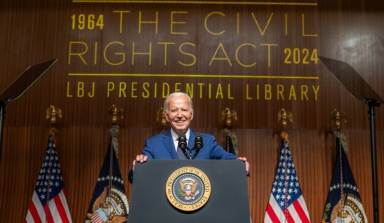 President Joe Biden Visits Austin Commemorating 60th Anniversary of Civil Rights Act, Calls for Stronger Protections
