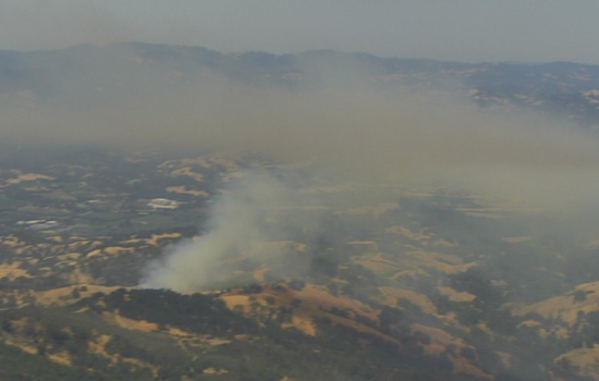 Quick Response by CAL FIRE LNU Contains #PocketFire Near Geyserville at 12.5 Acres