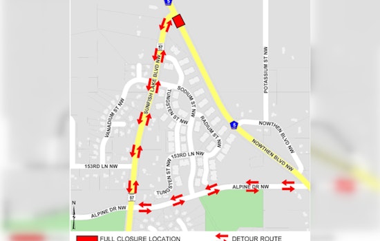 Ramsey's Nowthen Boulevard NW Closure for Watermain Project Begins July 8