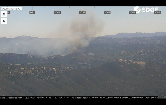 Rapid Response Underway as 'Kitchen Fire' Burns 25 Acres in Cleveland National Forest Near San Diego