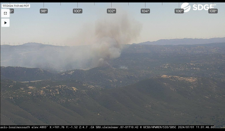 Rapid Response Underway as 'Kitchen Fire' Burns 25 Acres in Cleveland National Forest Near San Diego