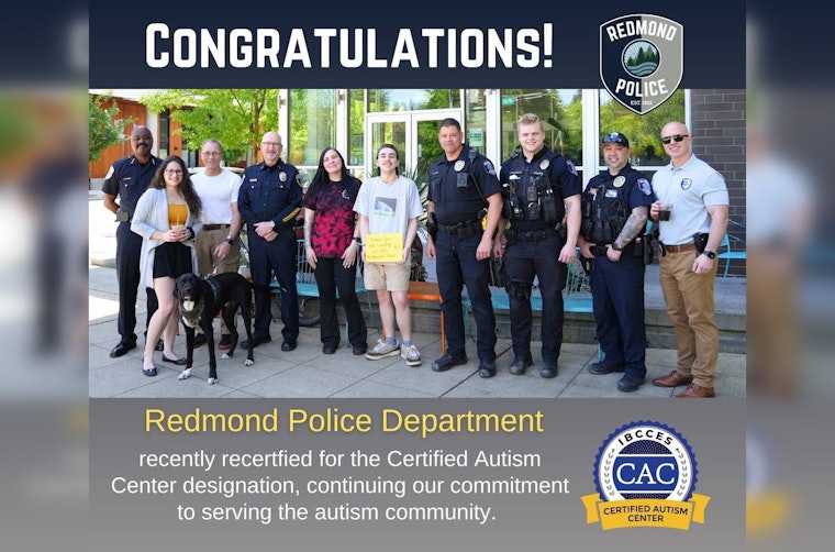 Redmond Police Department Renews Commitment as Certified Autism Center, Enhancing Inclusivity and Safety