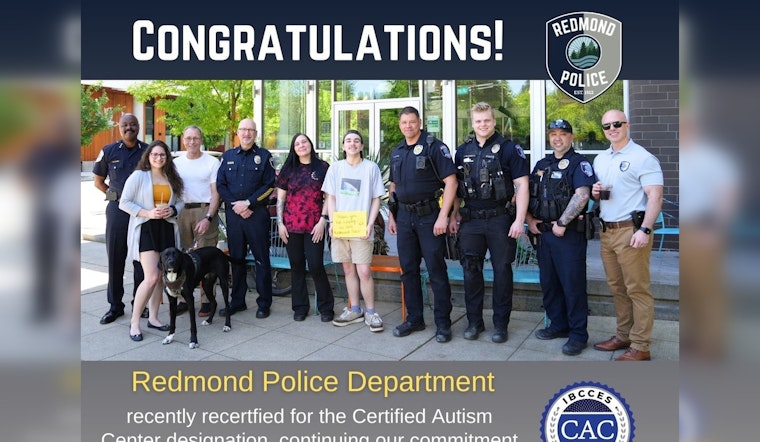 Redmond Police Department Renews Commitment as Certified Autism Center, Enhancing Inclusivity and Safety