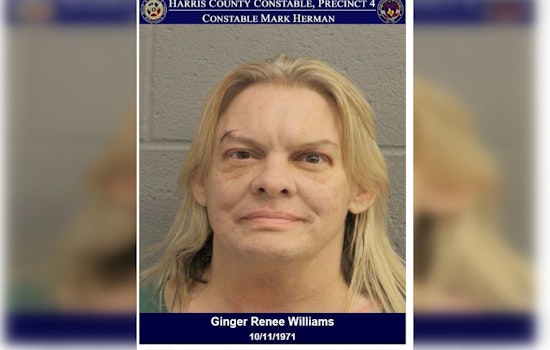 Repeat DWI Suspect Ginger Williams Released on Personal Bond After Damaging Patrol Vehicles in Harris County