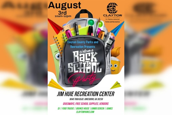 Rescheduled Welcome Back to School Party Set for August 3 in Jonesboro