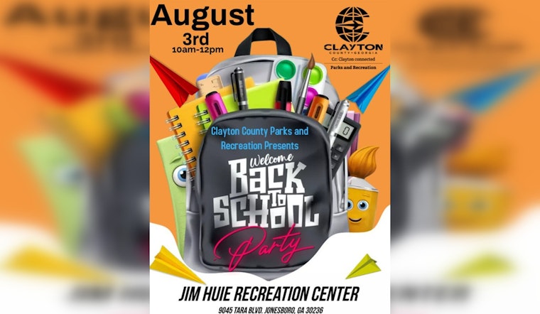 Rescheduled Welcome Back to School Party Set for August 3 in Jonesboro