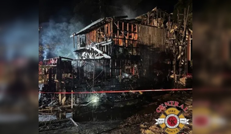 Resident and Firefighter Injured in Intense Silverdale House Fire; Neighboring Homes Evacuated