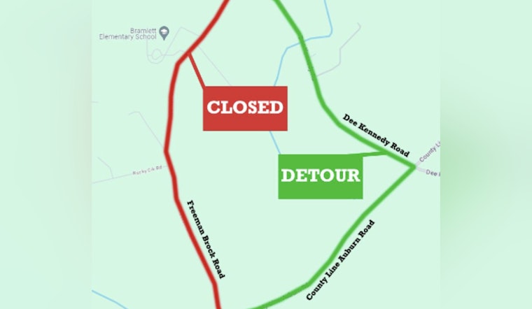 Road Closure Alert as Freeman Brock Road in Barrow County to Undergo Paving from July 22