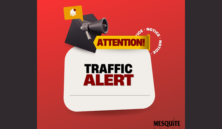 Road Closure Alert: Mesquite's Lawson Road Set for Railroad Maintenance on July 24 and 30