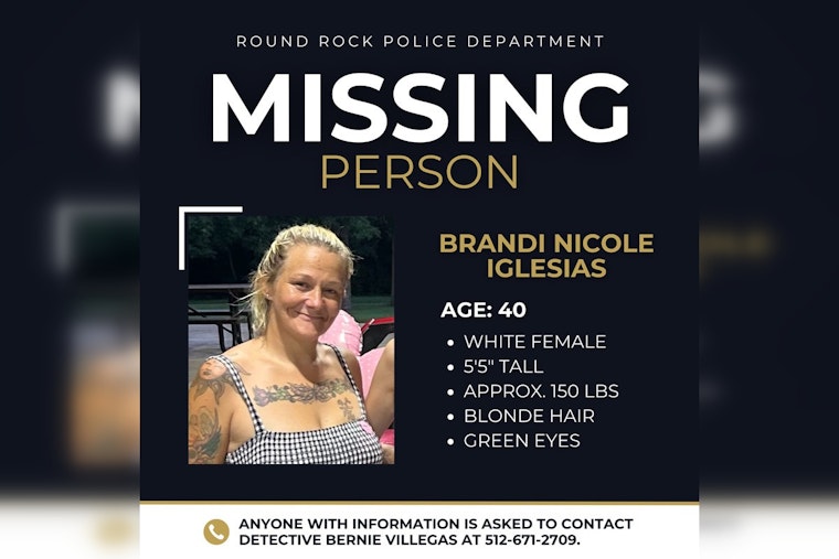 Round Rock Police Enlist Community Help in Search for Missing Woman Brandi Nicole Iglesias