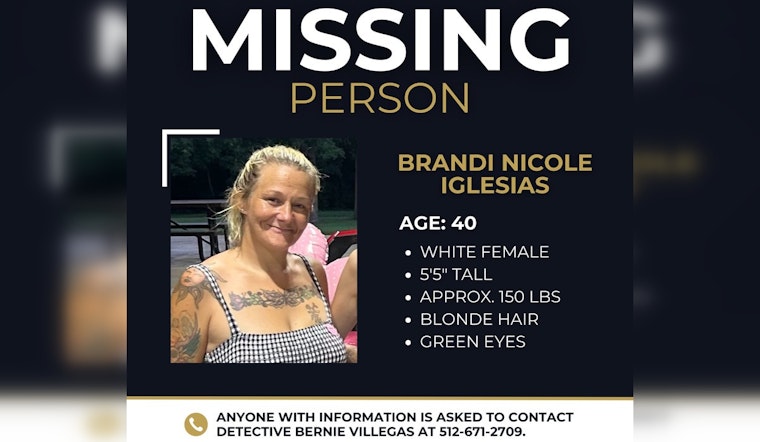 Round Rock Police Enlist Community Help in Search for Missing Woman Brandi Nicole Iglesias