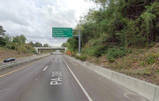 Route 309 Resurfacing Project to Begin in August, Affecting Montgomery County Travel