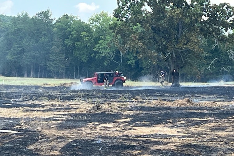 Rutherford and Murfreesboro Fire Departments Tackle Large Brush Fire Amid Heatwave Conditions