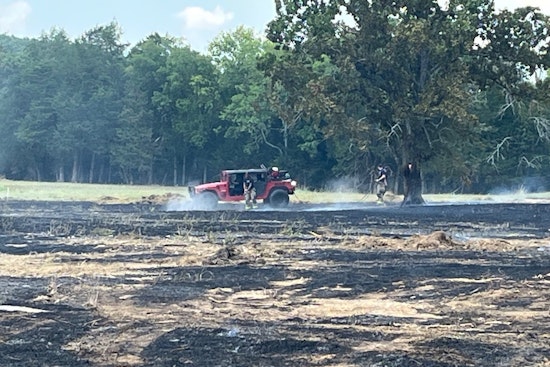 Rutherford and Murfreesboro Fire Departments Tackle Large Brush Fire Amid Heatwave Conditions