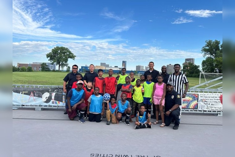Saint Paul Police Engage with Youth Through Soccer in Community Outreach Initiative