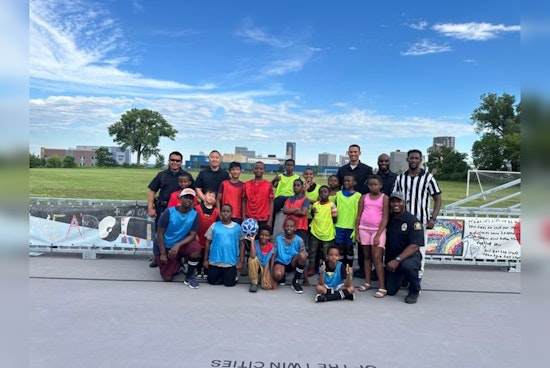 Saint Paul Police Engage with Youth Through Soccer in Community Outreach Initiative