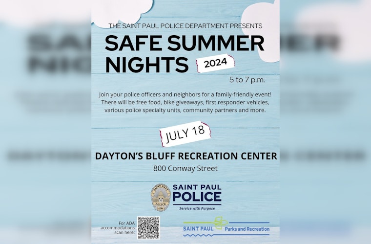 Saint Paul Police to Host Safe Summer Nights Event at Dayton's Bluff
