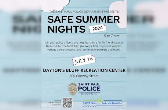 Saint Paul Police to Host Safe Summer Nights Event at Dayton's Bluff