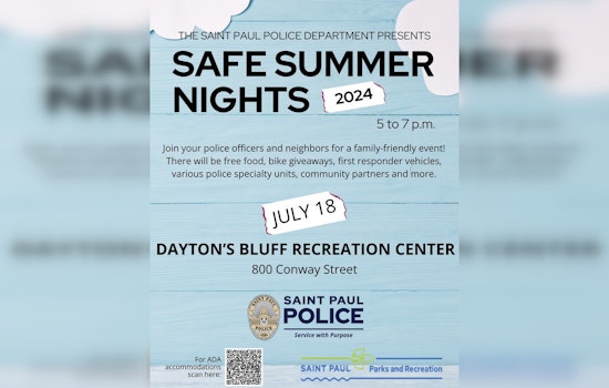 Saint Paul Police to Host Safe Summer Nights Event at Dayton's Bluff