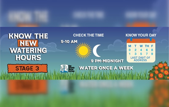 San Antonio Water System Initiates Stage 3 Watering Restrictions Amid Severe Drought
