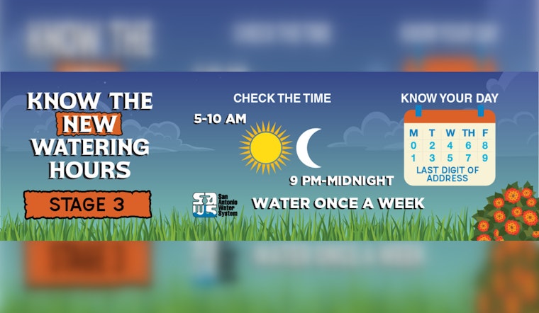San Antonio Water System Initiates Stage 3 Watering Restrictions Amid Severe Drought