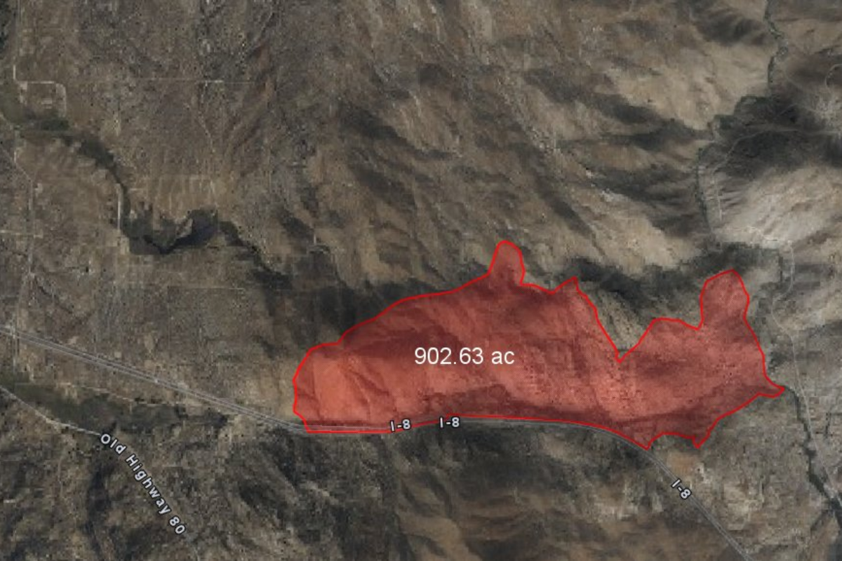 San Diego's McCain Fire Spreads to 1,000 Acres, Evacuations and Smoke