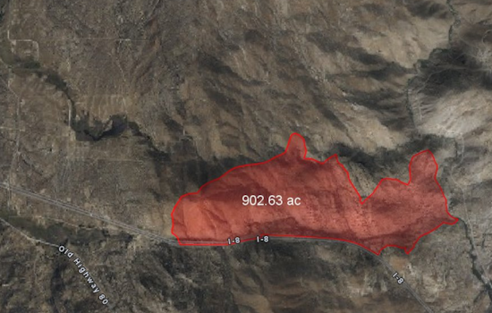 San Diego's McCain Fire Spreads to 1,000 Acres, Evacuations and Smoke Advisory in Effect