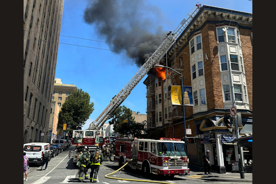 San Francisco Firefighters Quell Tenderloin District Blaze, One Injured and Several Displaced