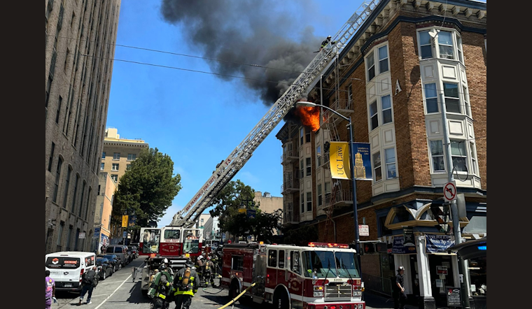San Francisco Firefighters Quell Tenderloin District Blaze, One Injured and Several Displaced