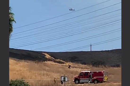 San Jose Firefighters Quickly Contain 35-Acre Teresa Fire in Coyote Valley