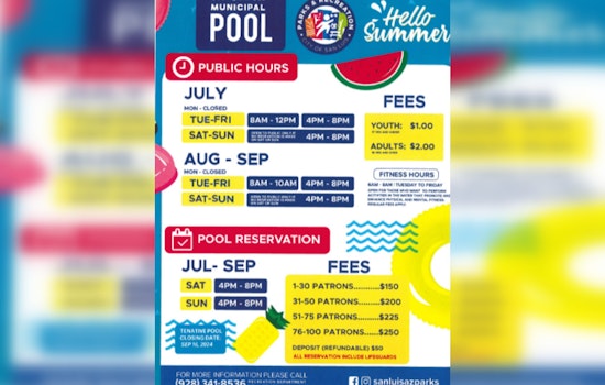 San Luis Community Anticipates the Return of Renovated Municipal Pool