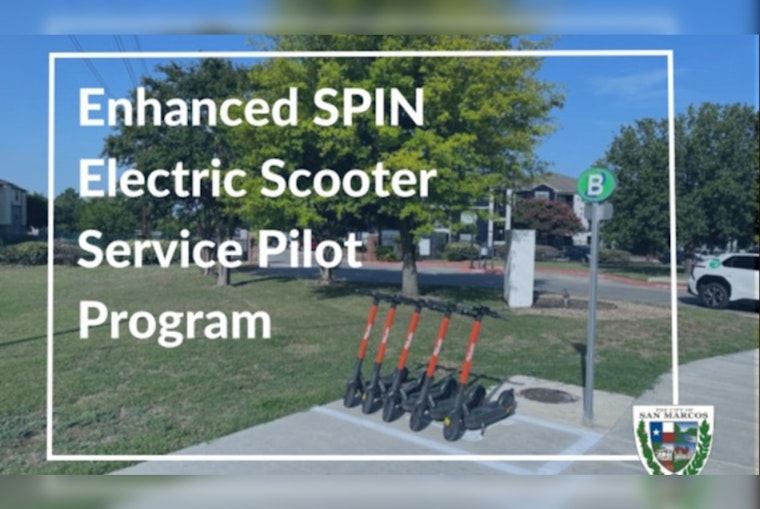 San Marcos Expands Electric Scooter Program with Spin, Offering 24/7 Service and Discounts for Designated Returns